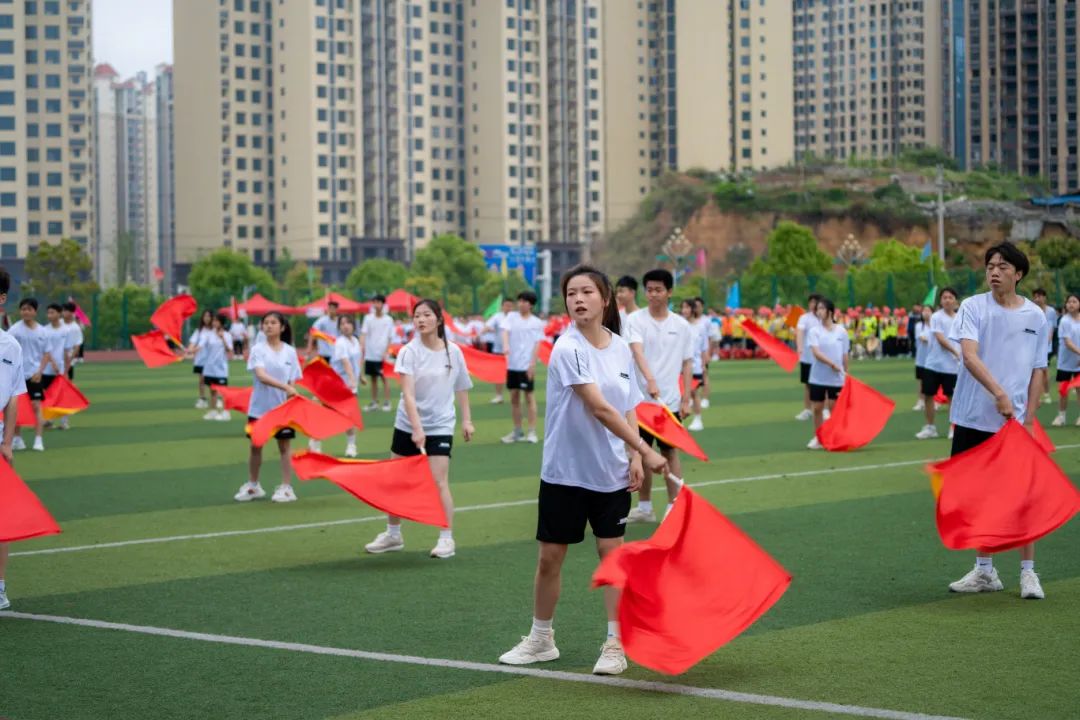 青春逢盛会 击鼓又催征丨华体会体育(中国)hth·官方网站第九届田径运动会开幕(图15)